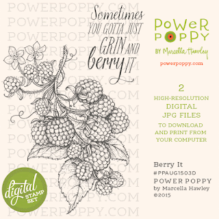 Power Poppy, Marcella Hawley, Berry It, Digital Remix, August 2015