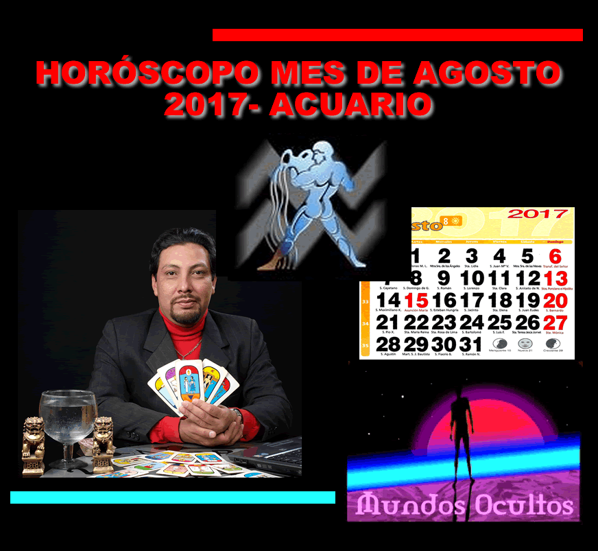 Horóscopo del mes de agosto para acuario, por