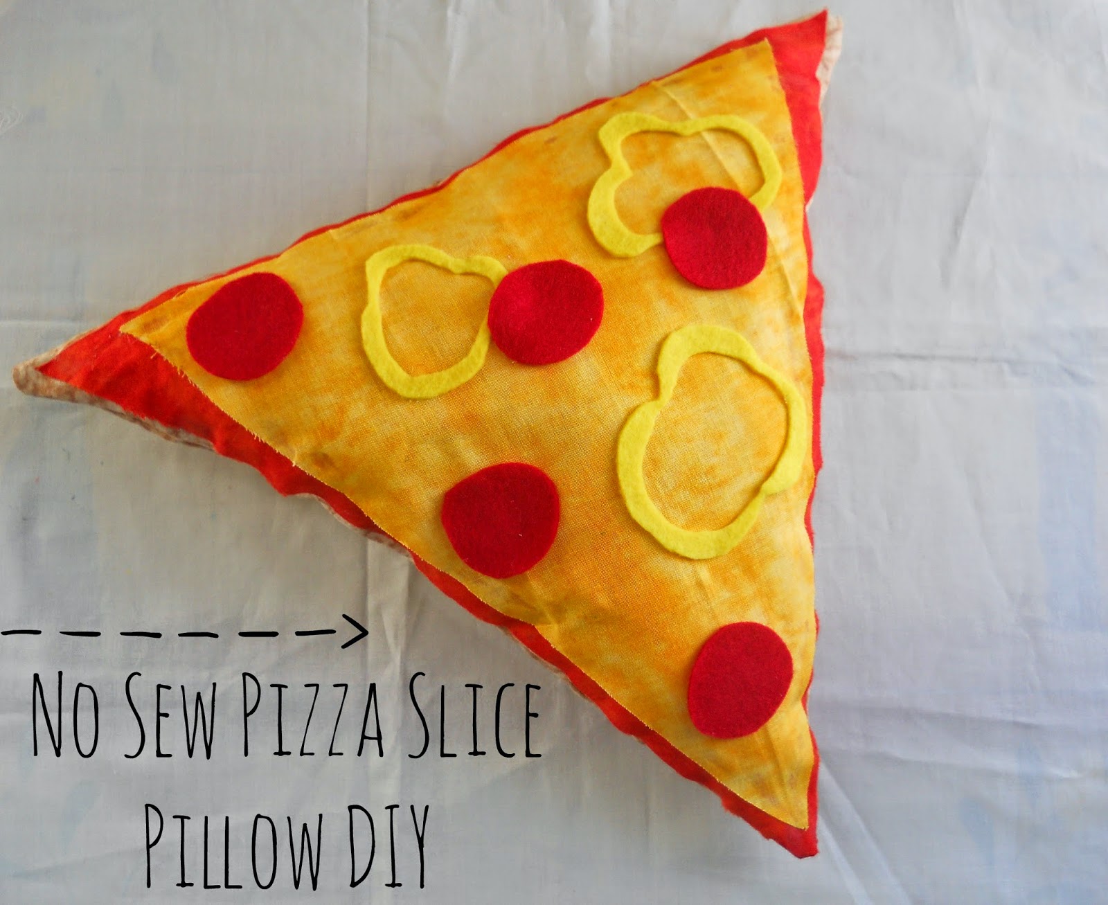 12.75" Pizza Slice Throw Pillow