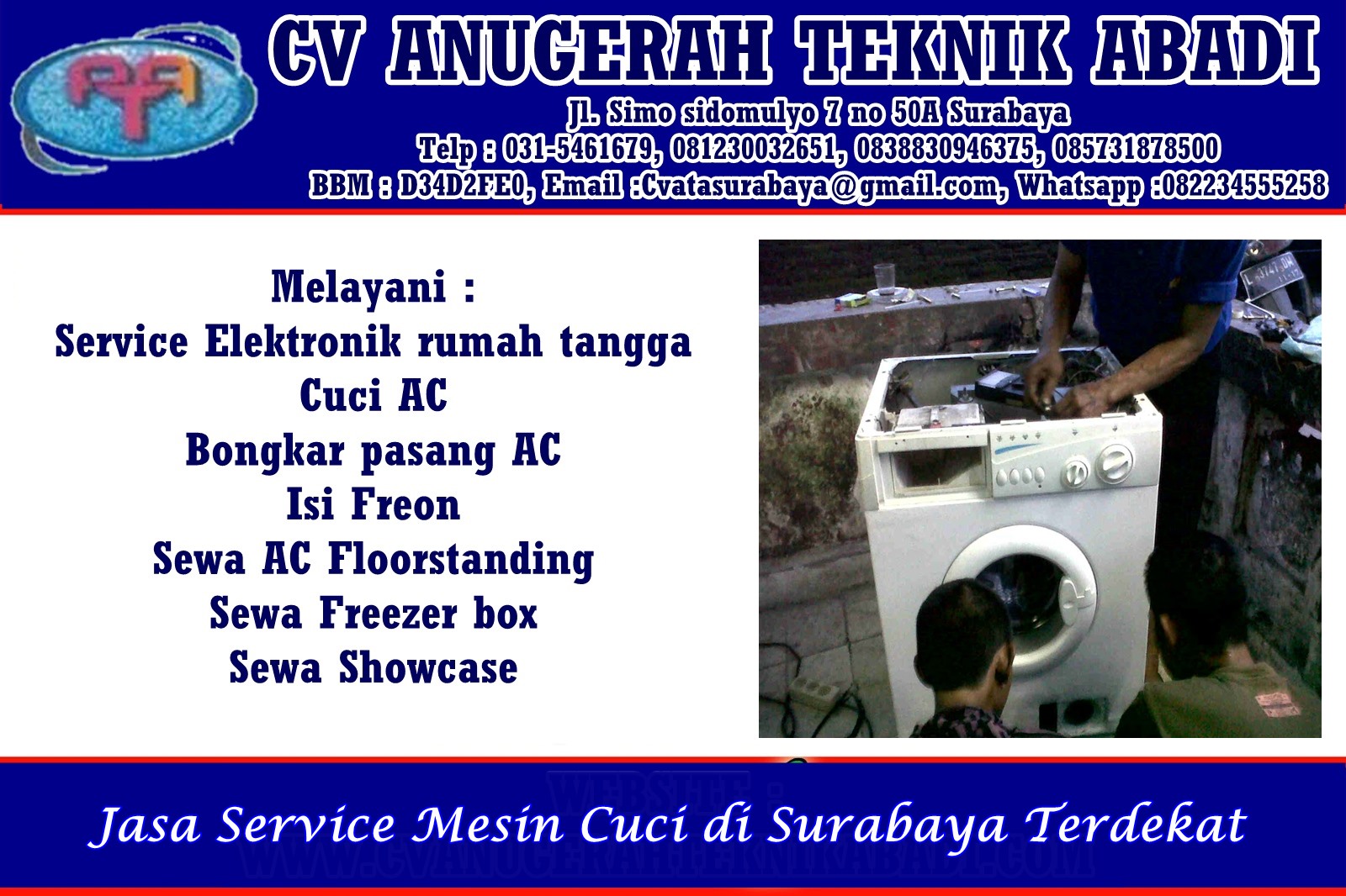Service Surabaya Mesin cuci 