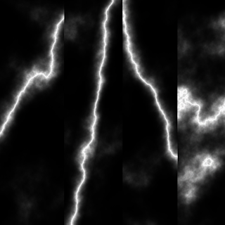 Lightning Bolts in Four Directions