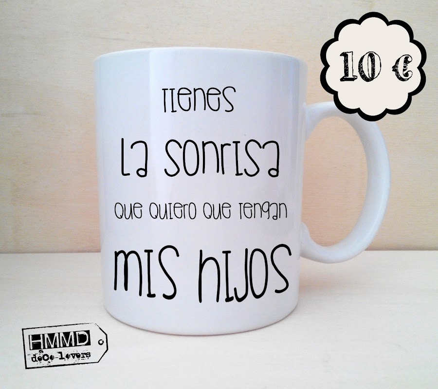 Tazas con mensajes de amor para empezar bien el día. Tazas románticas y baratas. Declara tu amor cada mañana. Declaración de amor, Acción Poética. No esperes a San Valentin. Mugs with romantic messages by HMMD Handmademaniadecor 