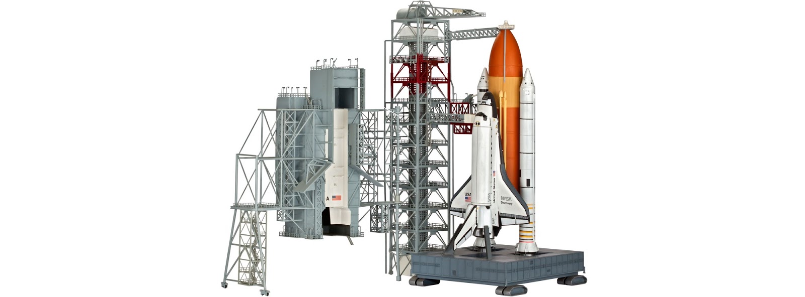 10mm Wargaming Launch Tower & Space Shuttle from Revell