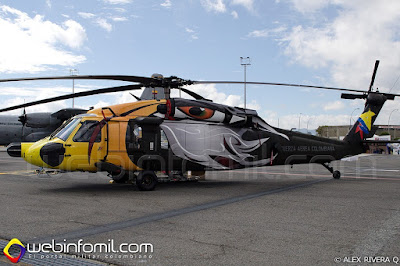 MH-60L Ángel de la Fuerza Aérea Colombiana.