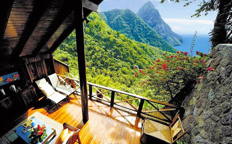 3. Ladera Resort, St. Lucia - 10 Amazing Hotels You Need To Visit Before You Die