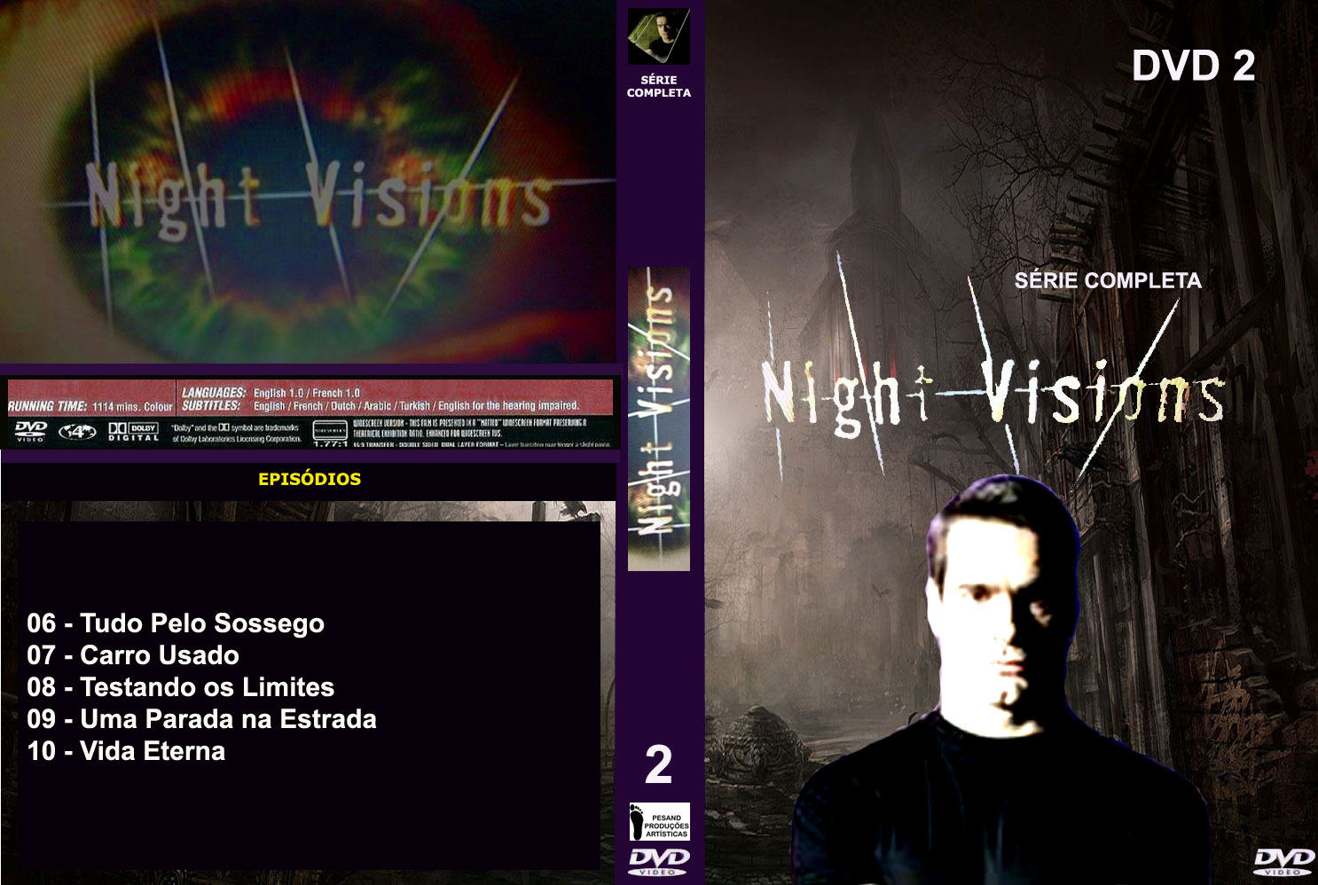 CAPAS EM SÉRIE CAPAS DVD NIGHT VISIONS