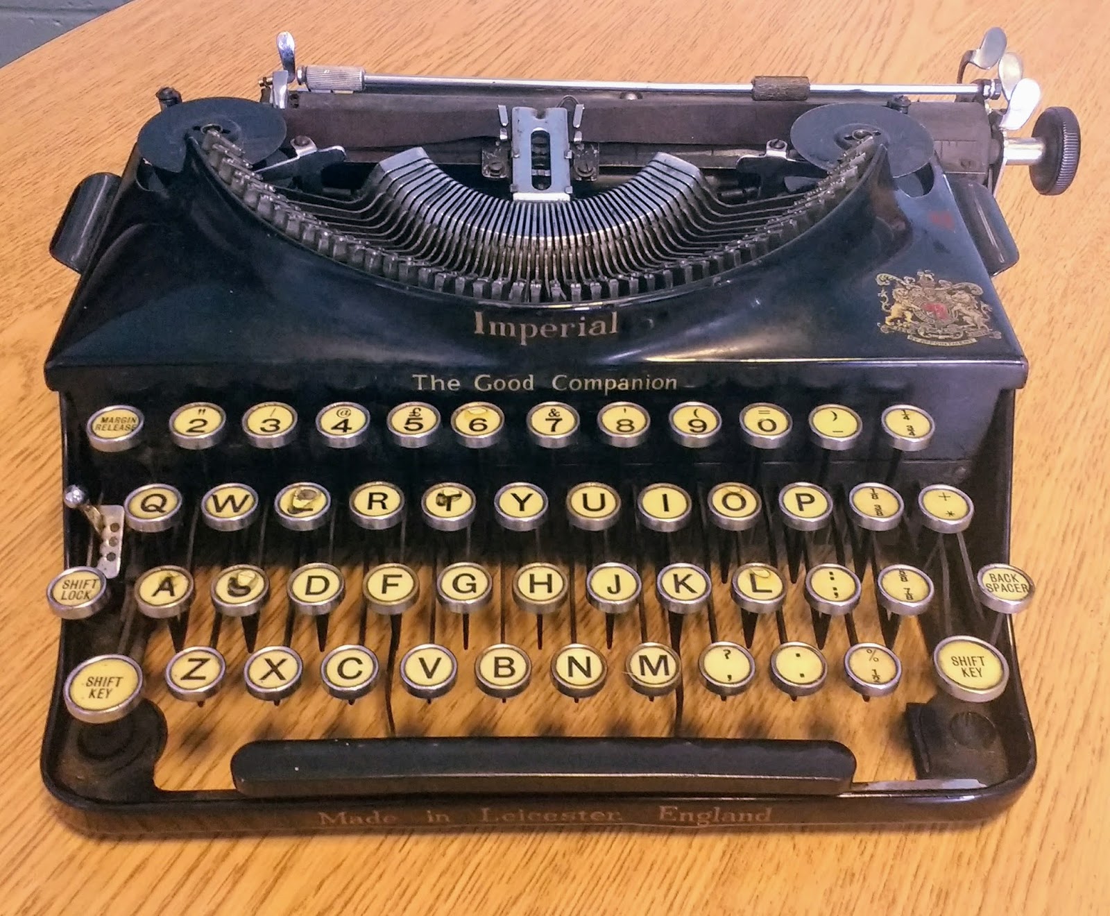 Vermont Vintage Typewriter Guest Typewriter Imperial Good Companion