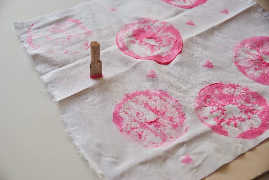 Reto pinterest estampación frutas