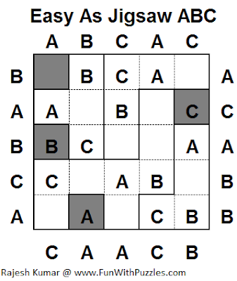 Easy As Jigsaw ABC (Mini Puzzles #1) Solution