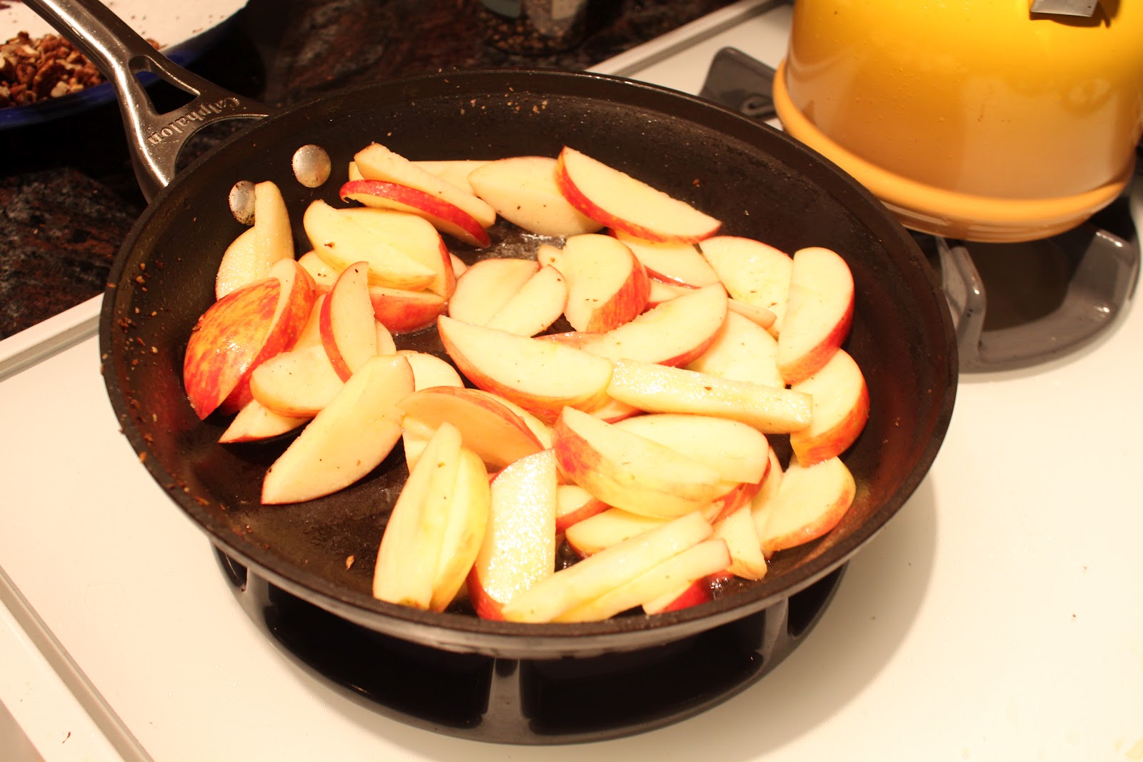 River North Paleo Girl Fried Apples with BACON and Pecans