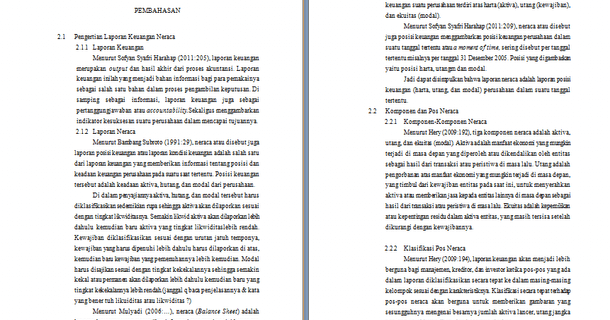 Contoh Makalah Laporan Keuangan Neraca Wisudawan Sukses