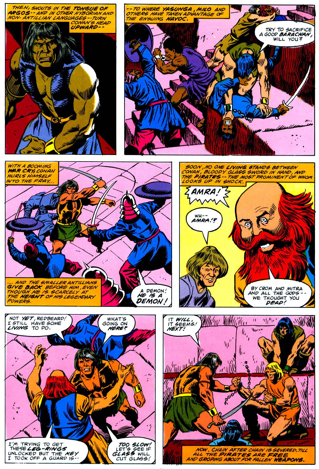 Read online Marvel Graphic Novel comic -  Issue #42 - Conan of the Isles - 90