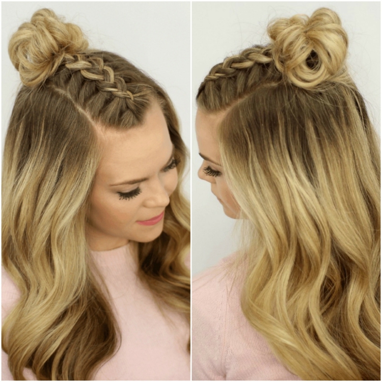 dirndl frisuren halboffen 2018 | frisuren trend 123