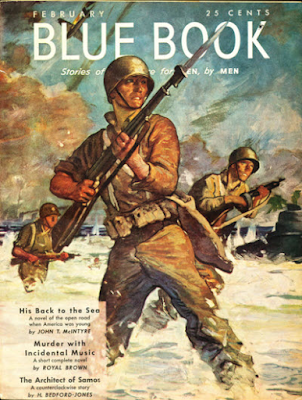 A dramatic cover from World War 2 days.  A special edition went out to servicemen overseas.