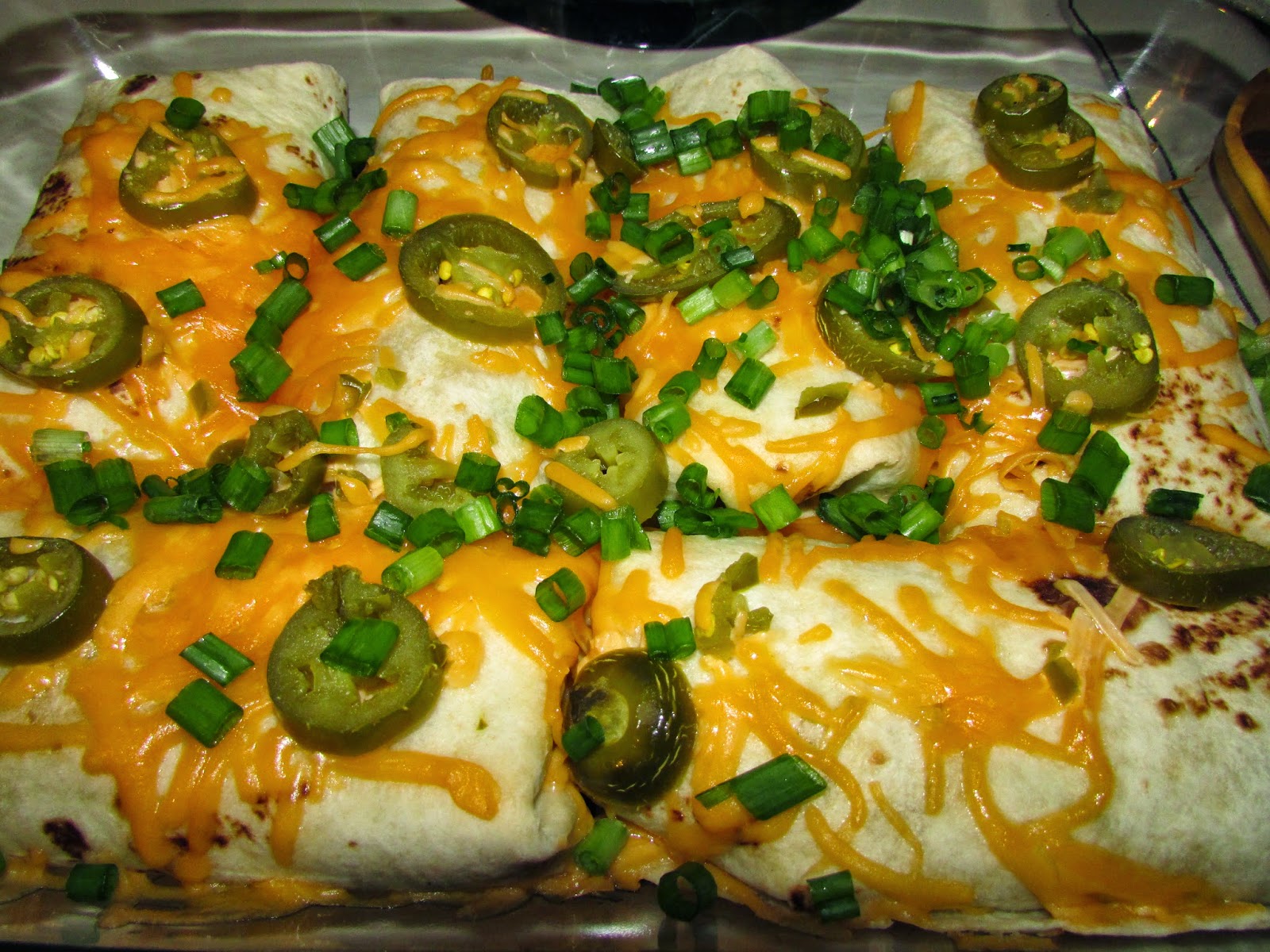 Foodie Mom Chicken, Bacon and Avocado Baked Burritos