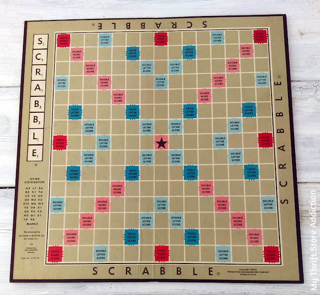 vintage Scrabble board 