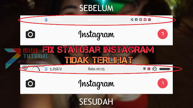 Indikator Statusbar Xiaomi pada Aplikasi Instagram Kamu Tidak Terlihat? Semuanya Berwarna Putih? Ini Cara Memunculkannya Kembali