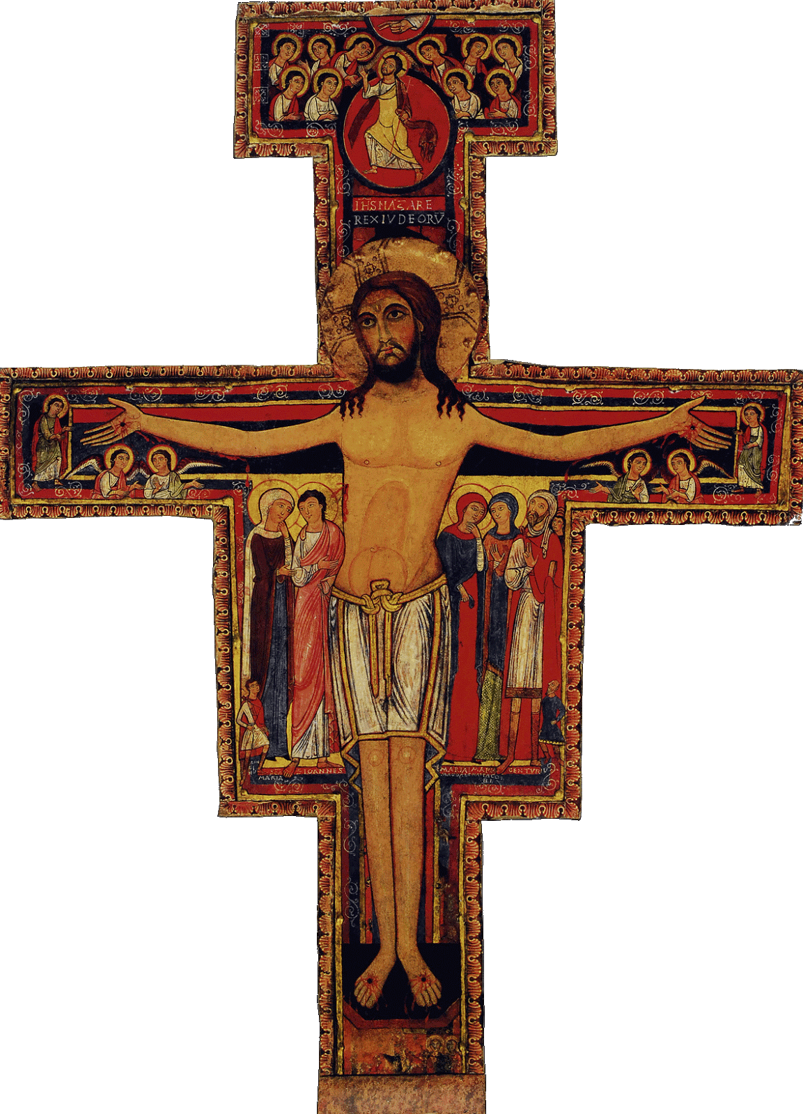 XIAOSHA 1 Croce di Gesù Cristo Decorata con Diamanti Figure reliquiario del crocifisso della Chiesa Preghiera di Gesù Cristo sul Decoro della Croce di Sostegno