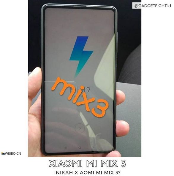 live images of Xiaomi Mi Mix 3 