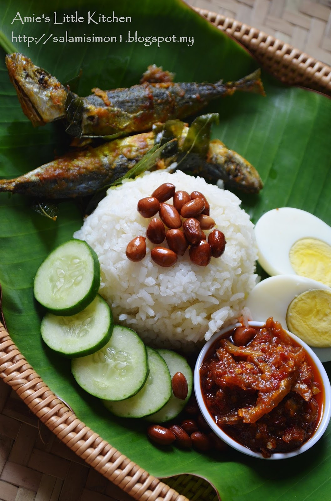 Nasi Lemak Kukus  Amie's Little Kitchen