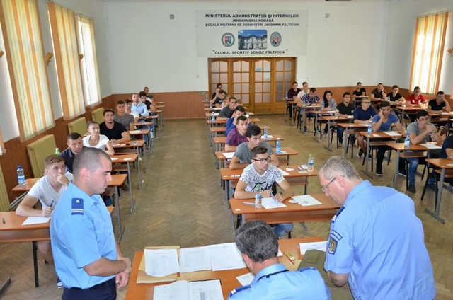 Concursul de admitere s-a încheiat la Școala Militară de Subofițeri de Jandarmi Fălticeni