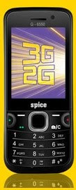 3G Dual SIM Mobile Spice G-6550