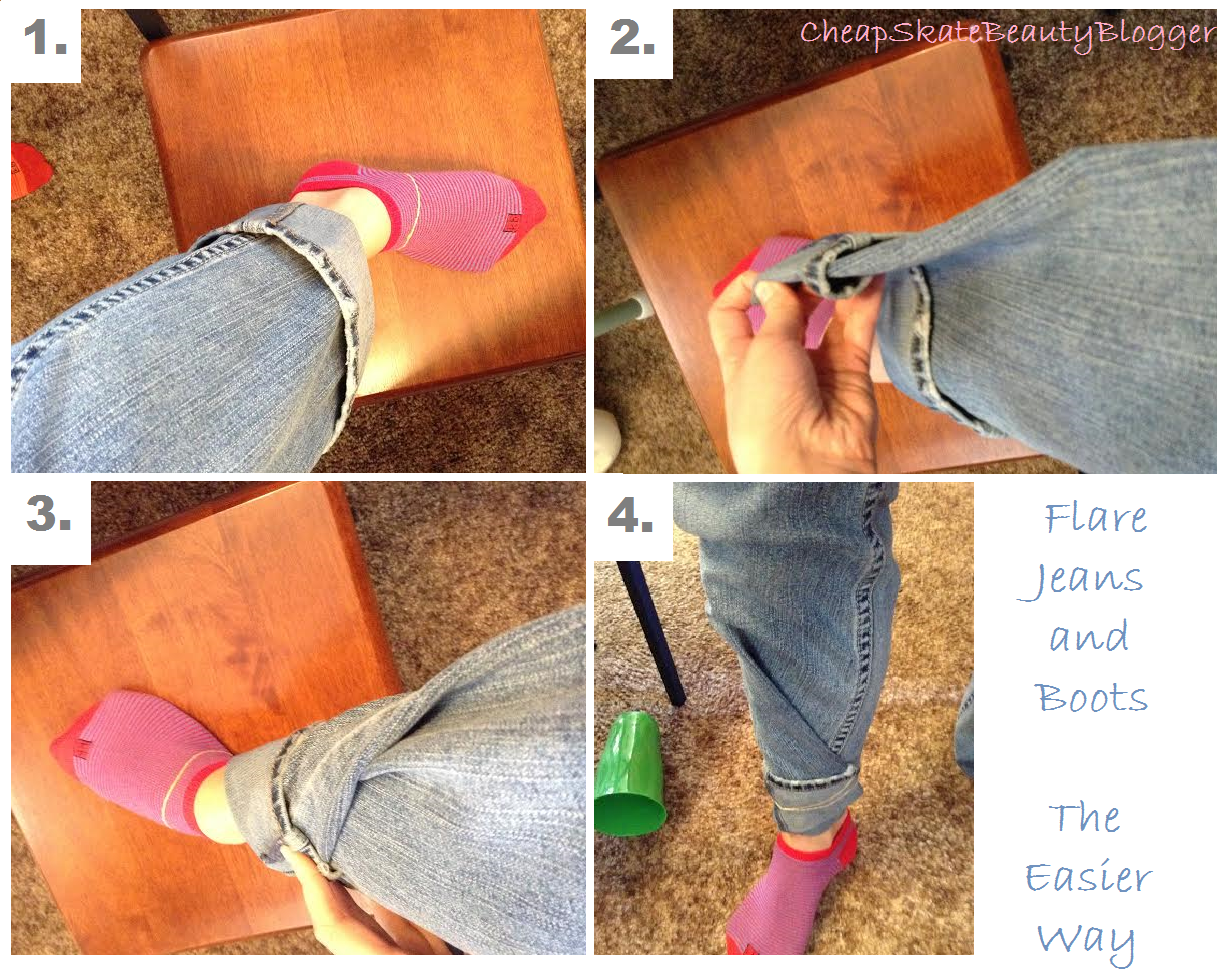 CheapSkateBeautyBlogger: How to make your jeans and boots get along!