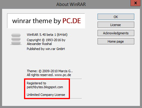 Winrar 5 40 Final 32 Bit 64 Bit Free Download Lifetime Serial Patch Bytes