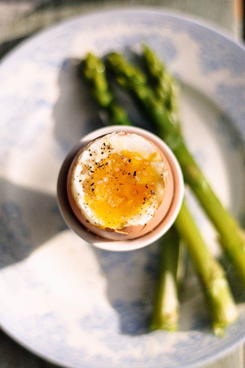 Perfectly imperfect Soft Boiled Eggs with Truffle Oil