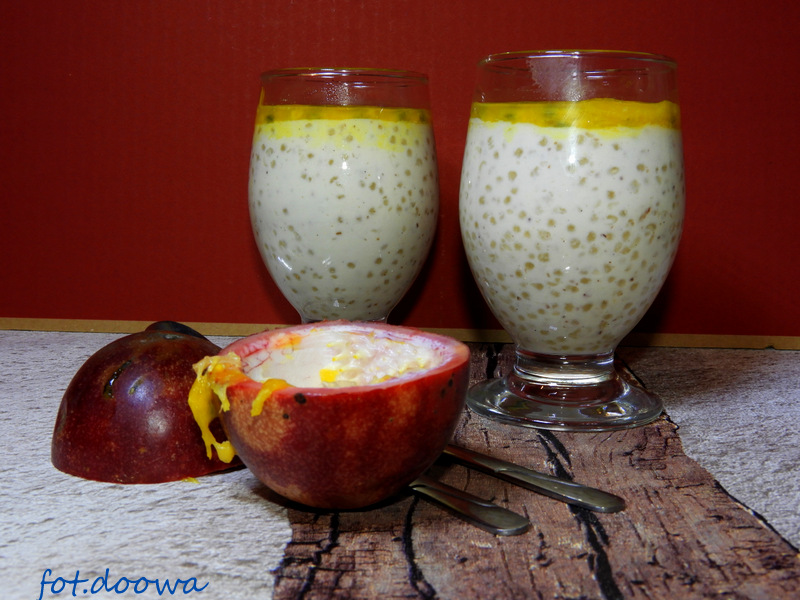 Pudding z tapioki z marakują Moje Małe Czarowanie Dorota Owczarek