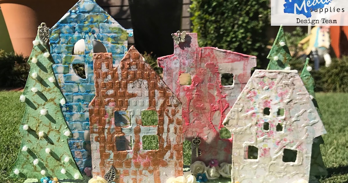 My Stamping Obsession Houses in a Row by Suzanne