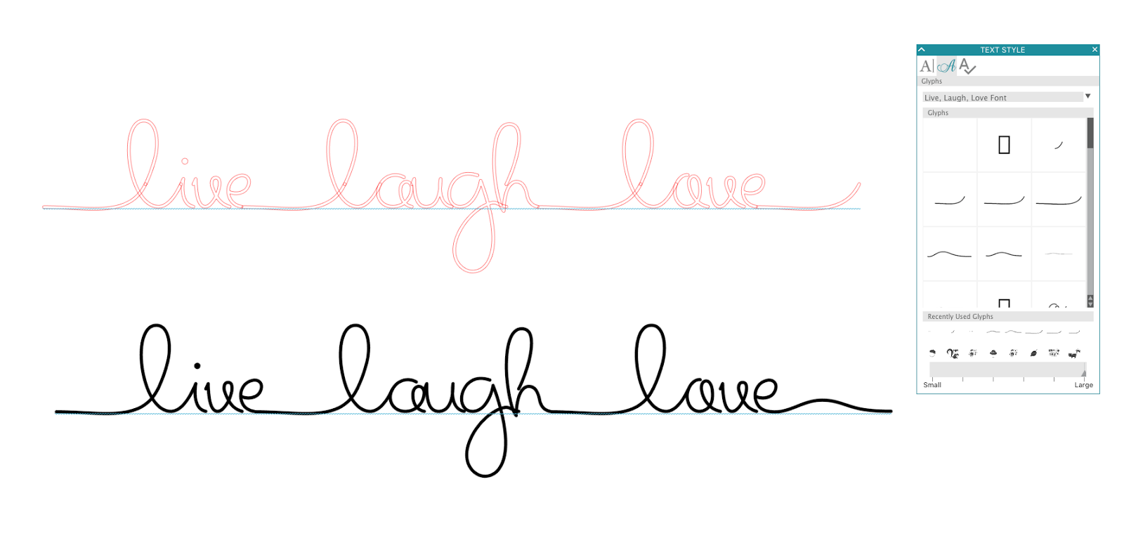 laughter font glyphs laughter font glyphs