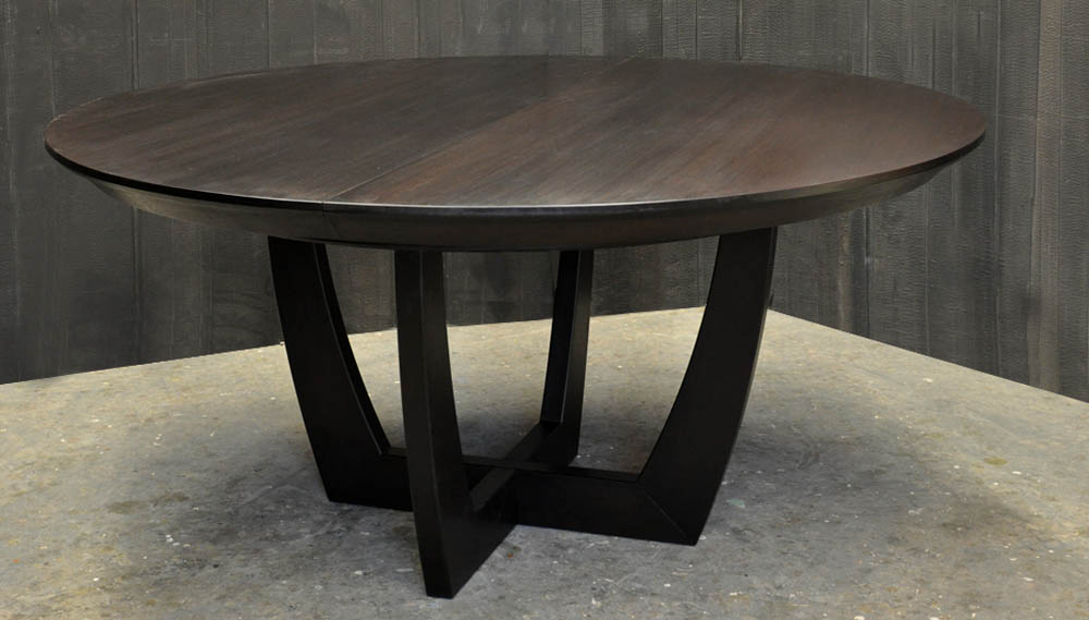 Dorset Custom Furniture A Woodworkers Photo Journal Round A Round Expanding Dining Table With Leaf