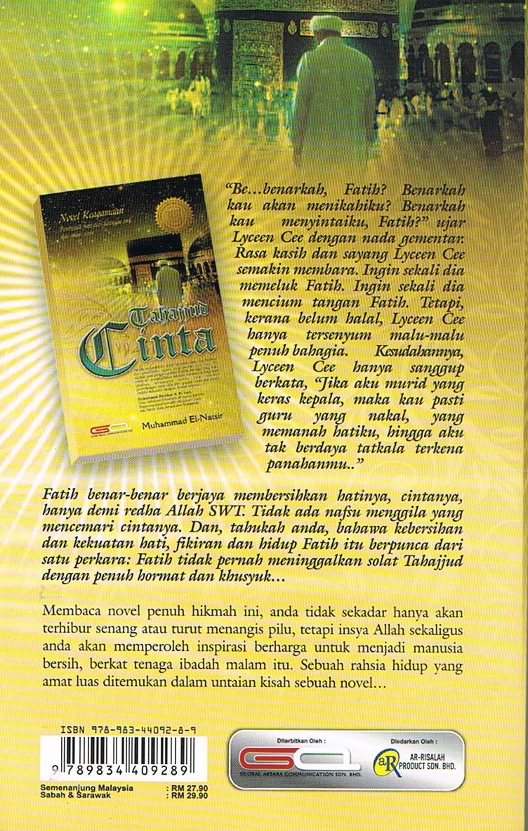 Kelebihan Novel Tahajud Cinta
