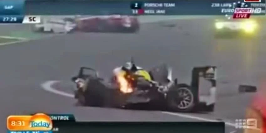 Tremendo accidente de Mark Webber en las 6 Horas de San Pablo