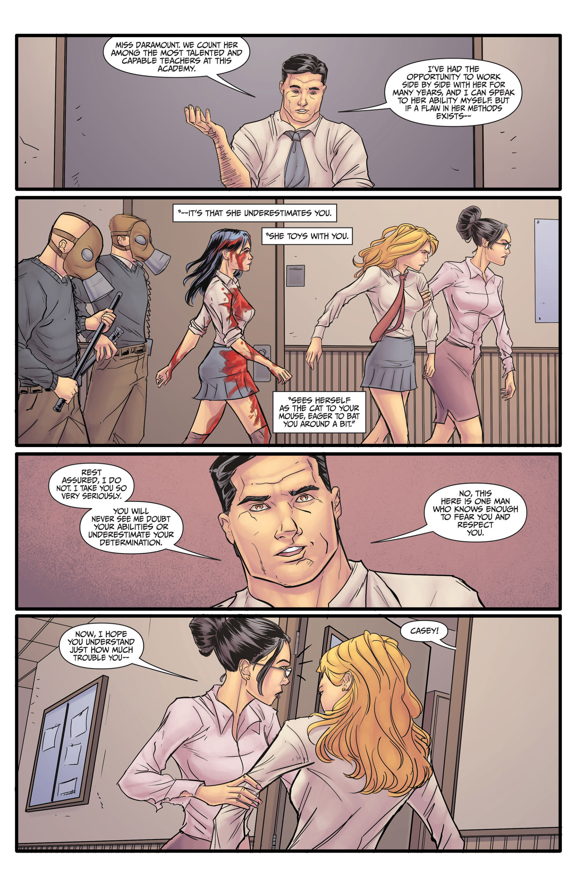 Read online Morning Glories comic -  Issue # _TPB 1 - 159