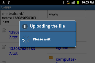 Uploader for Android-upload file to server
