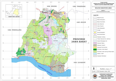 Letak Geografis dan Luas Wilayah Kabupaten Lebak