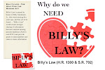 Click Photo To Find Out More About Billy's Law and NamUs.gov