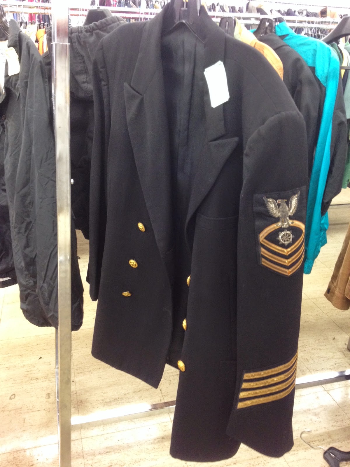 Navy Uniform - Poem #8 for April 2014 Poetry Project