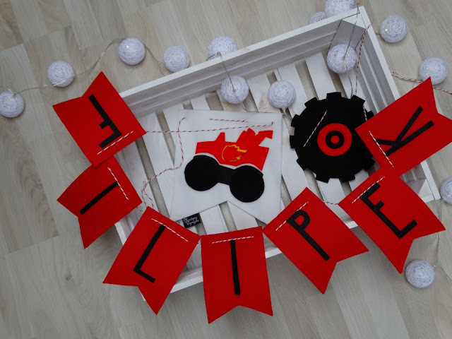 girlanda z imieniem dziecka 