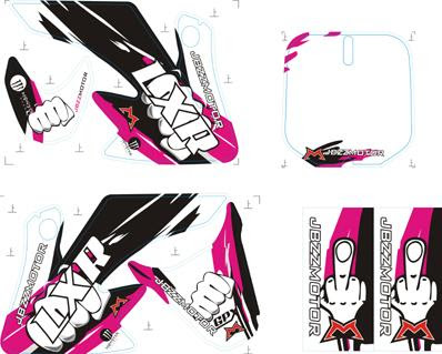 monster sticker for cycle