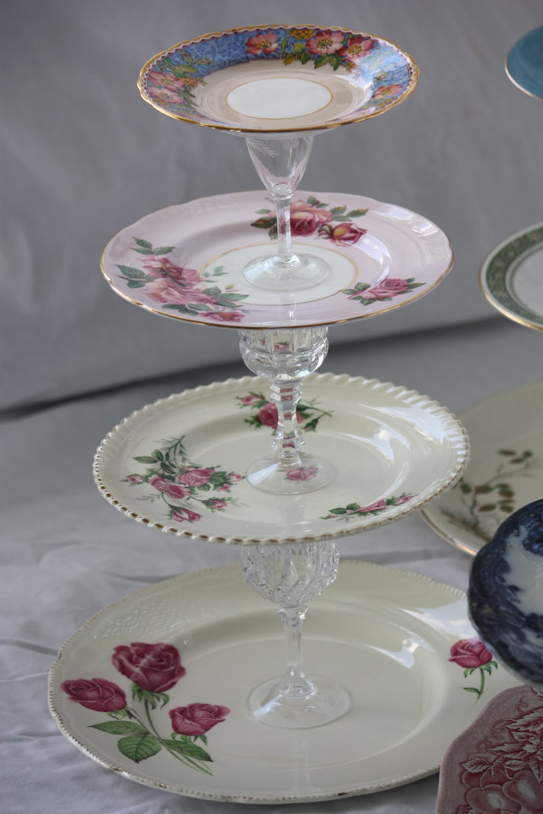 Crafty Friday Project 6 Vintage Tiered Cake Stands Crafty Friday Project 6 Vintage Tiered Cake Stands