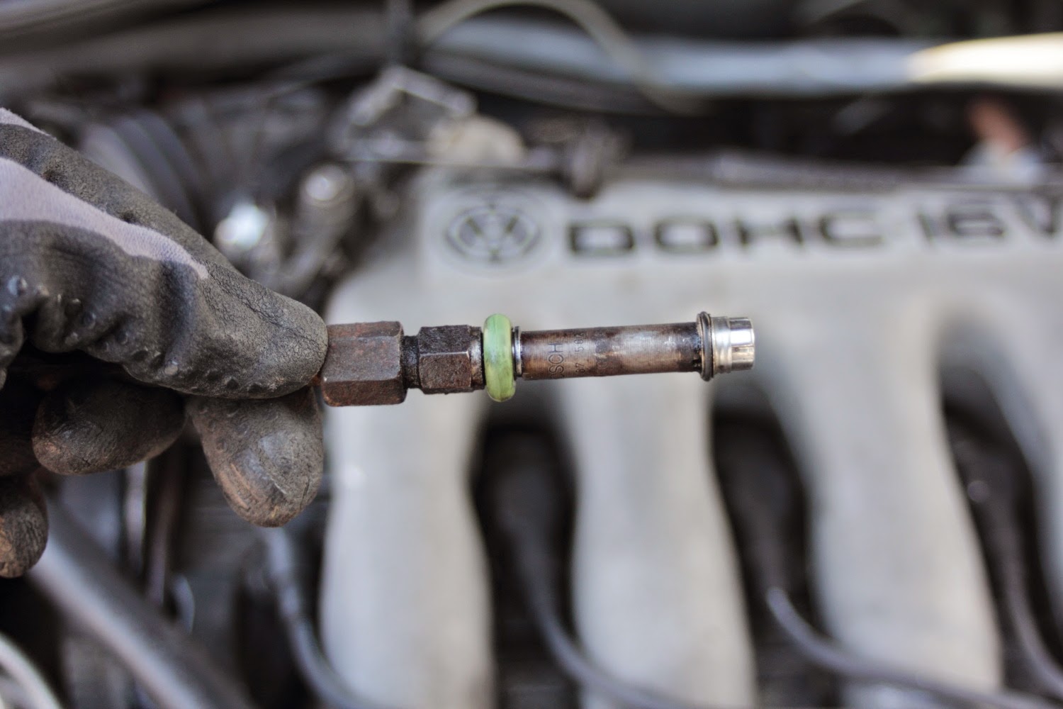 Life with a 1989 VW Golf Mk2 GTI 16V How to Fit Golf 16V Injector