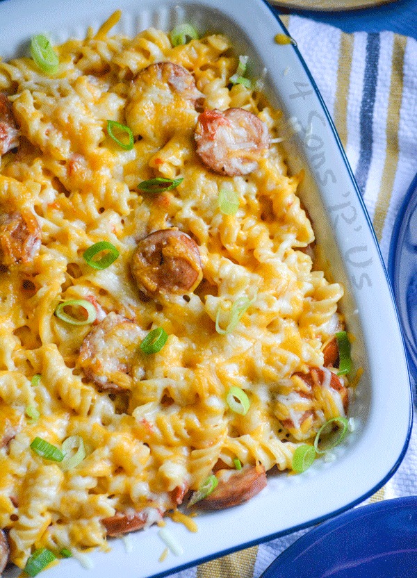 SPICY SAUSAGE AND PASTA CASSEROLE mother's cooking