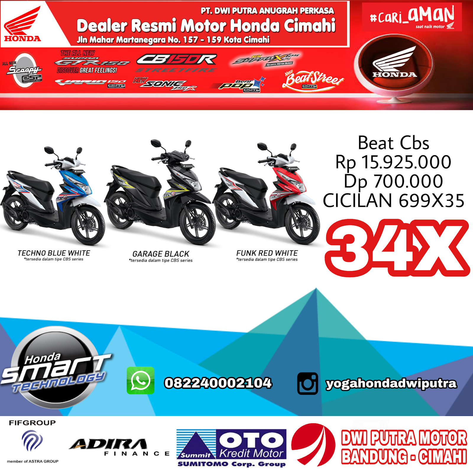 kredit motor honda terbaru DEALER RESMI MOTOR HONDA CIMAHI