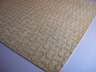 sahrai wool and silk relief rug