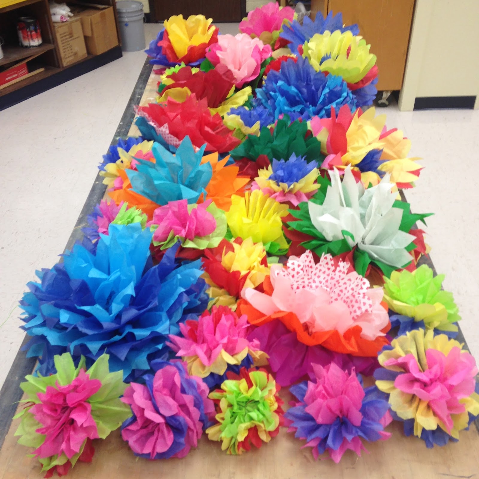 Kristen Applebee Cinco de Mayo Tissue Paper Flowers