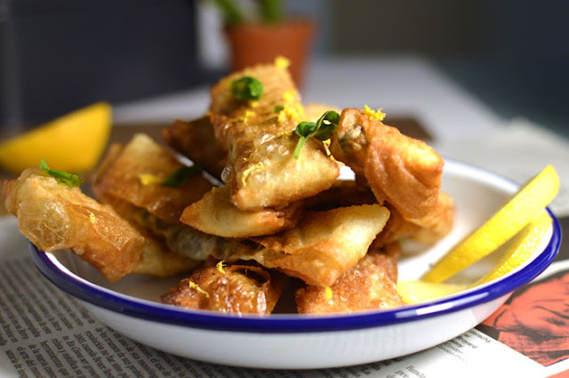 Rotllets de sardina i alfàbrega - Miss Gourmand