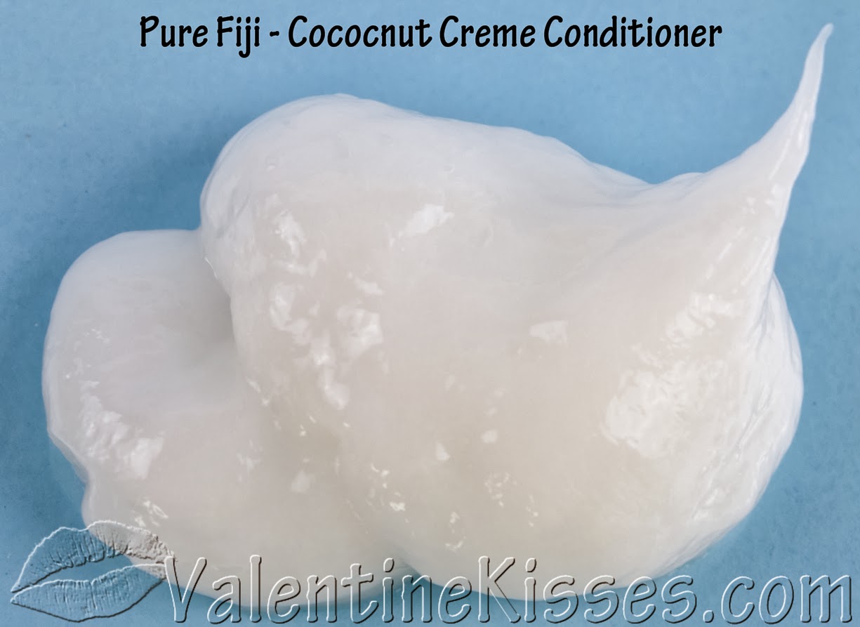 Valentine Kisses Pure Fiji Coconut Milk Shampoo & Coconut Creme Conditioner pics, swatches